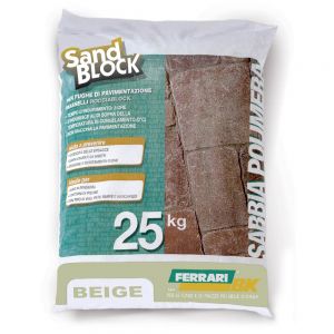 Sand Block, colore Beige (sacco da 25kg)