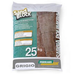 Sand Block, colore Grigio (sacco 25kg)